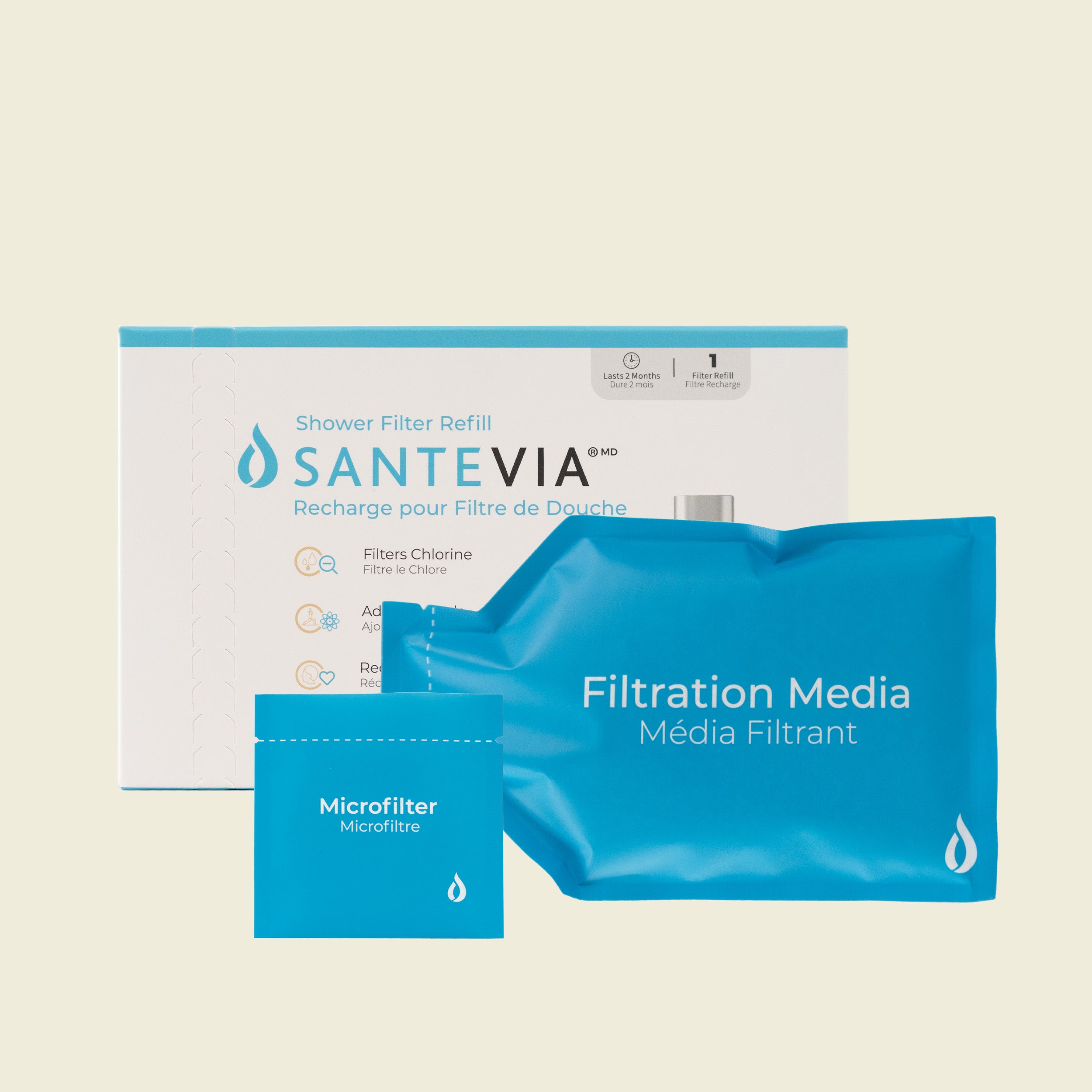 Shower Filter - Filtration Media Refill